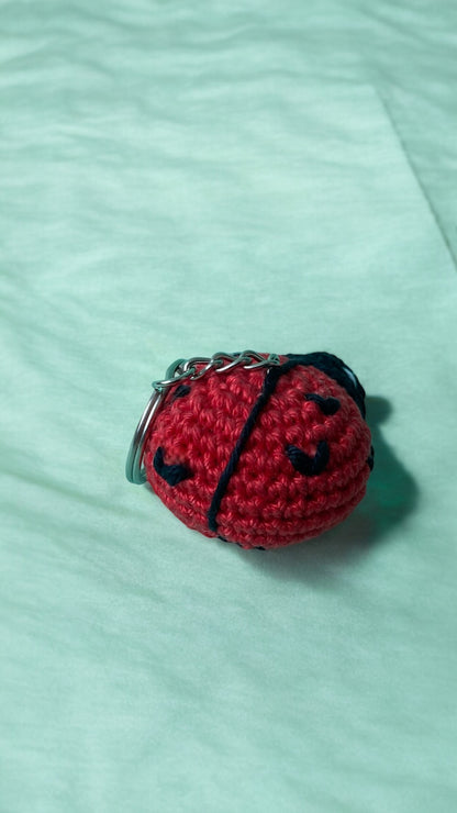 Porte-clés coccinelle
