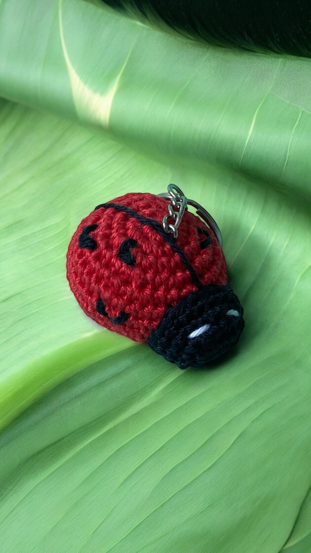Porte-clés coccinelle